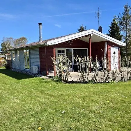 Tatil Evi Ferienhaus-in-ruhiger-lage-mit-kamin-terrasse-und-grenznaehe Skovmose